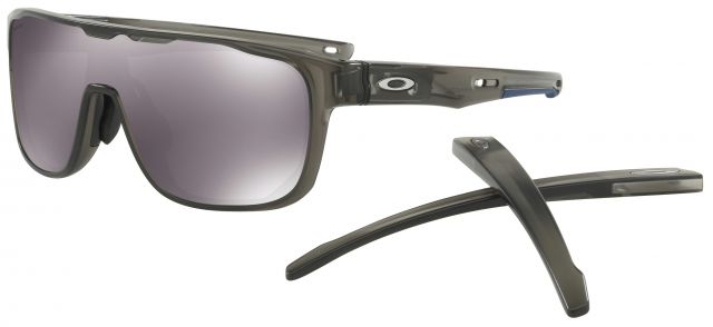 Crossrange Shield (AF) in Matte Grey Smoke / Prizm Black Iridium