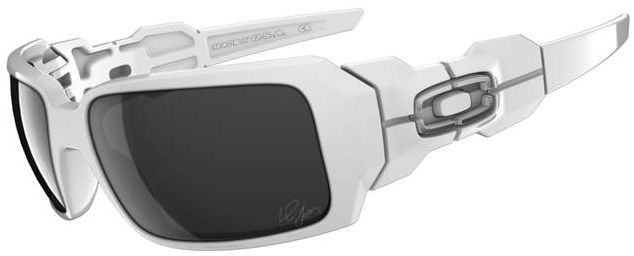 Oil Drum II in Polished White / Black Iridium