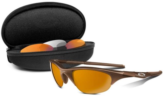 Half Jacket Array in Matte Rootbeer / Bronze / Persimmon / Clear