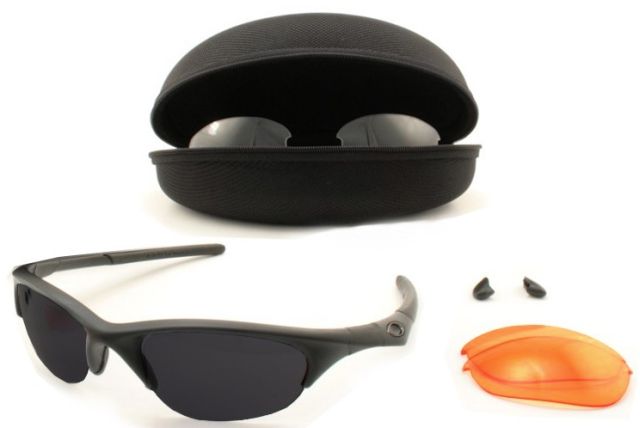 Half Jacket Array in Black / Grey / Persimmon / Clear