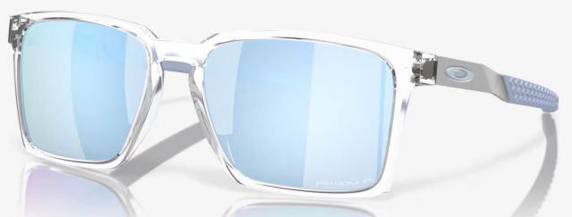 Exchange Sun in Polished Clear / Prizm Sapphire Iridium Polarized
