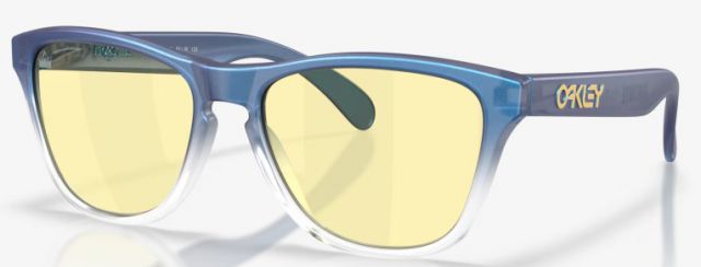 Frogskins S in Matte Cyan/Blue/Clear Shift Fade / Prizm Gaming 2.0