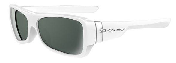 Montefrio (Stretchline) in Polished White - White Band / Dark Grey