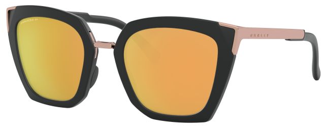 Side Swept in Velvet Black / Prizm Rose Gold Polarized