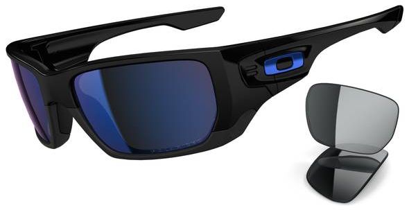 Style Switch (AF) in Polished Black w/Grey / Deep Blue Iridium Polarized
