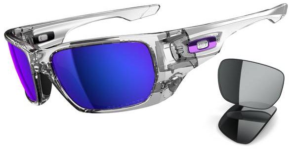 Style Switch (AF) in Polished Clear w/Grey / Shallow Blue Iridium Polarized
