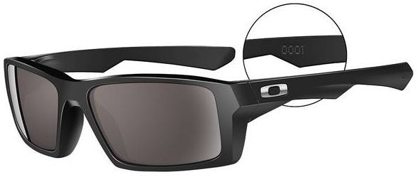 Twitch (Square O) in Polished Black Limited / Warm Grey