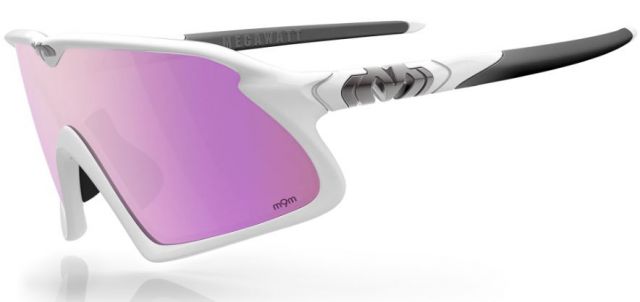 Megawatt Max in Gloss White / Shadow / Rhodonite Plasmachromatic m9m