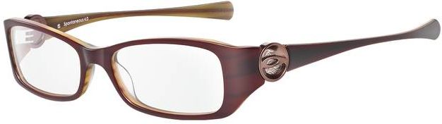 Spontaneous 4.0 in Striped Plum/Polished Brown / Clear