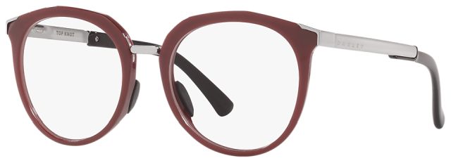Top Knot Rx in Polished Brick Red / Clear