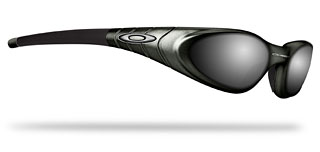 Eye Jacket 2.0 in Black Chrome / Black Iridium Polarized