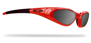 Eye Jacket 2.0 in Cannon Red / Black Iridium