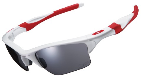 Half Jacket 2.0 XL (AF) in White/Red / Black Iridium