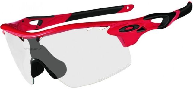 RadarLock XL Blades Straight Stem in Infrared (Vented) / Clear Black Photochromatic