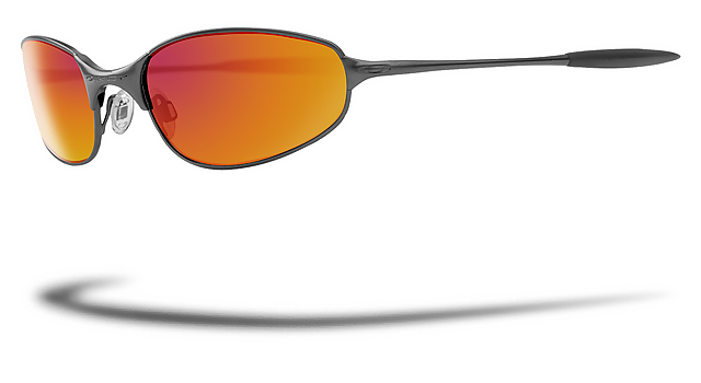 A Wire 2.0 Spring Hinge in Dark Carbon / Ruby Iridium