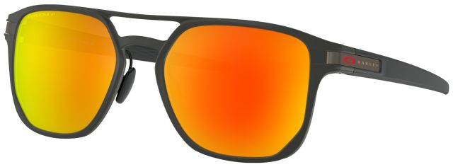 Latch Alpha in Matte Black / Prizm Ruby Iridium Polarized