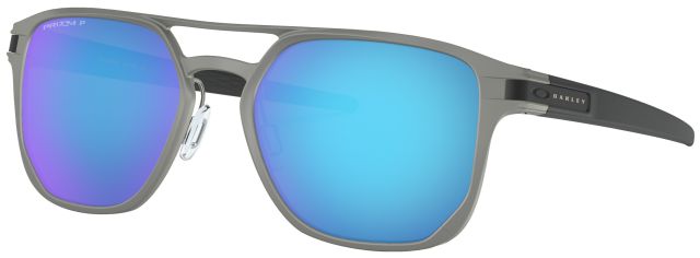 Latch Alpha in Matte Light Gunmetal / Prizm Sapphire Iridium Polarized