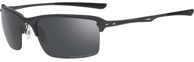 New Wiretap in Matte Black / Black Iridium Polarized