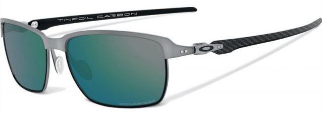 Tinfoil Carbon in Lead/Matte Black / Emerald Iridium Polarized