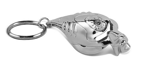 Bob Chrome Key Chain Silver